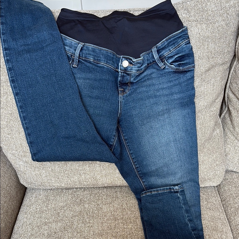Old Navy Women's (Maternity) Deep Blue Skinny Jeans